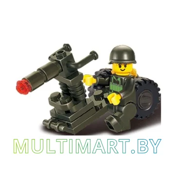 Конструктор Sluban Армия M38-B0118 Противотанковая пушка картинка 2